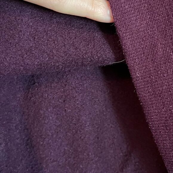 3 for $30! Reflex maroon fleece hoodie. Size medium - Picture 6 of 12